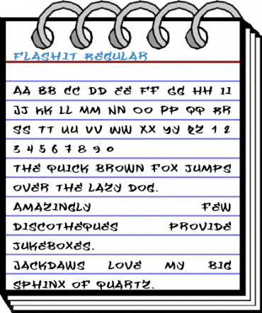 Flashit Regular Font