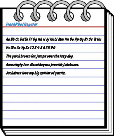FlashPBol Regular Font