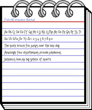 FletchExtended Normal Font