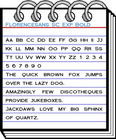 Florencesans SC Exp Bold Font