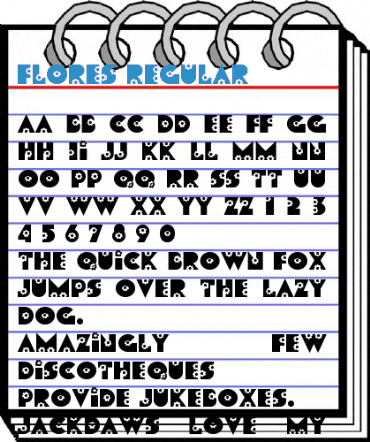Flores Regular Font