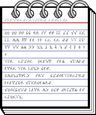 FlowerSketches Regular Font