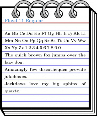 Floyd 11 Regular Font