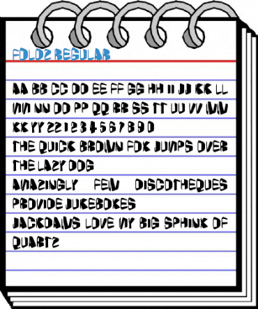 Foldz Regular Font