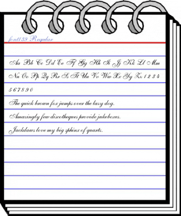 font139 Regular Font