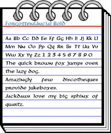 ForgottenUncial Font