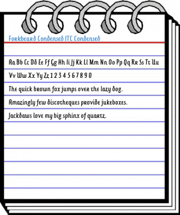 Forkbeard Condensed ITC Condensed Font