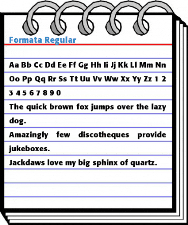 Formata Regular Font