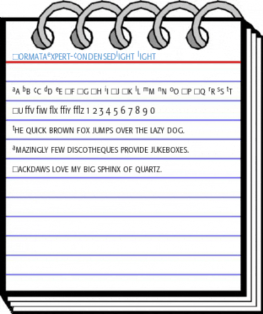 FormataExpert-CondensedLight Light Font