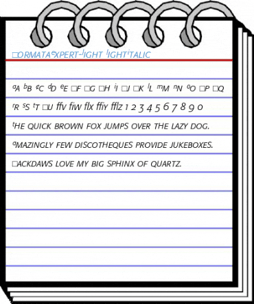 FormataExpert-Light LightItalic Font