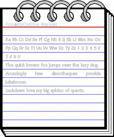 FormataOutline Regular Font