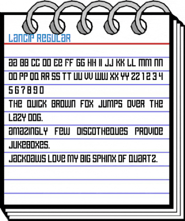Lancip Regular Font