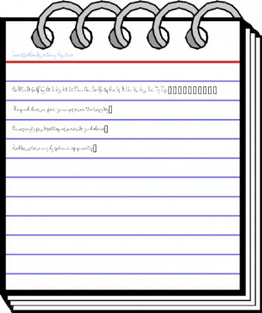 LarissaHandwriting Regular Font