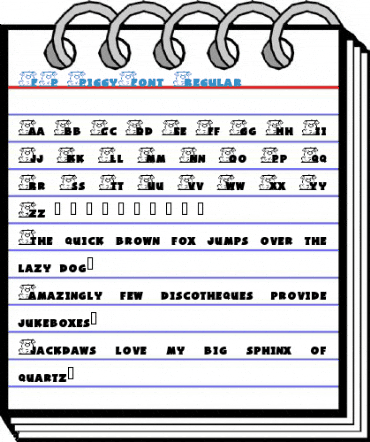 FP PiggyFont Regular Font