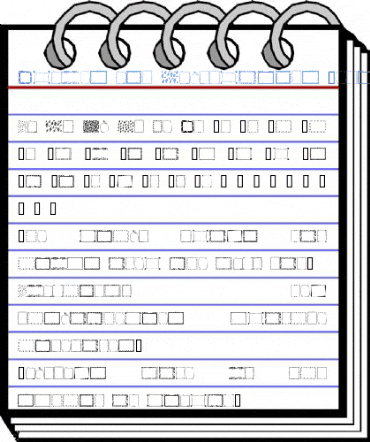 Frames and Backgrounds Regular Font