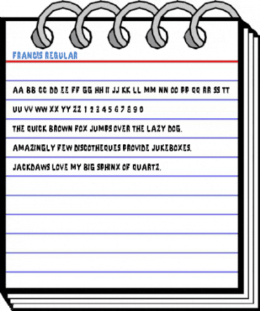 Francis Regular Font