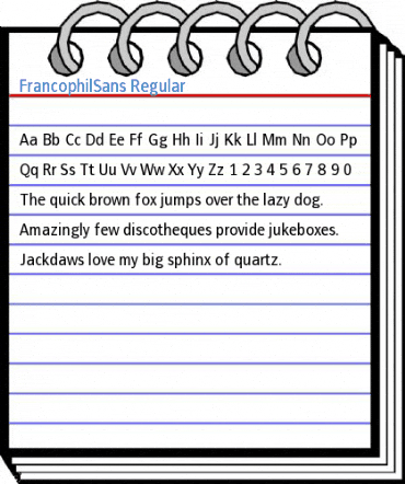 FrancophilSans Regular Font