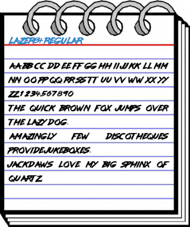 lazer84 Regular Font