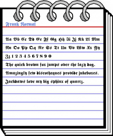 Frank Normal Font