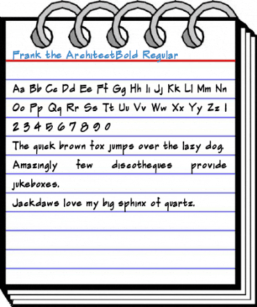Frank the ArchitectBold Regular Font