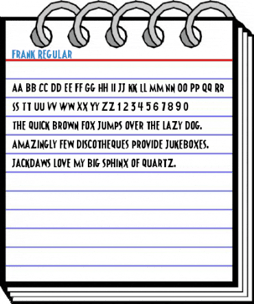 Frank Regular Font