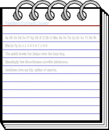 FranklinGotTExtConOu1 Regular Font