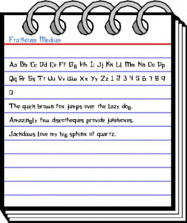 Frathouse Medium Font