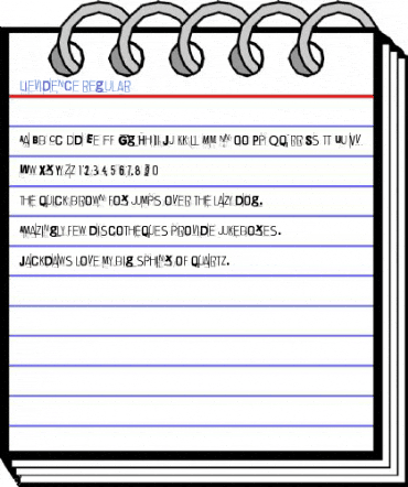 Lievidence Regular Font