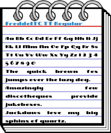 FreddoITC TT Regular Font