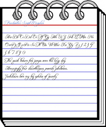 Freebooter Script Regular Font