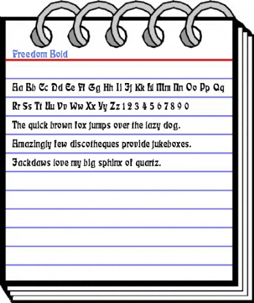 Freedom Bold Font