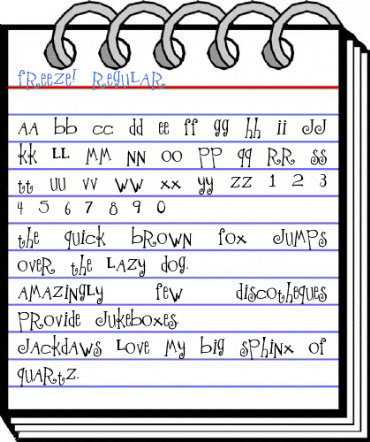 Freeze! Regular Font