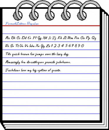 FrenchLetters Regular Font