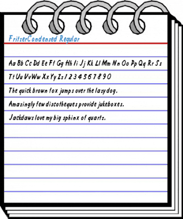 FritzerCondensed Regular Font