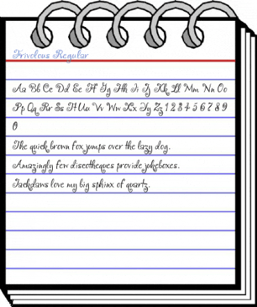 Frivolous Regular Font