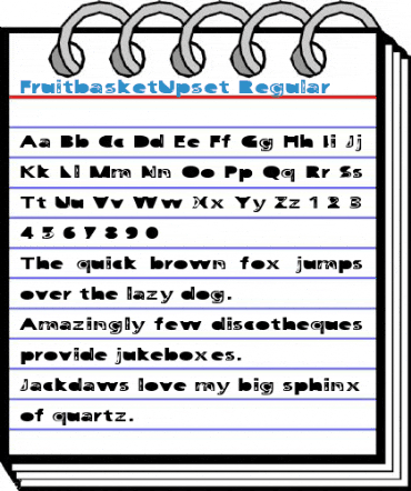 FruitbasketUpset Regular Font