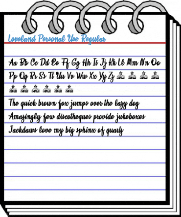 Loveland Personal Use Regular Font