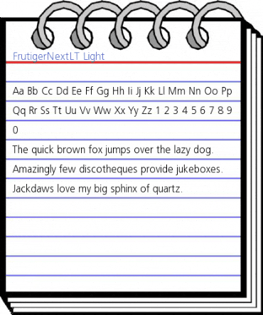 FrutigerNextLT Light Font