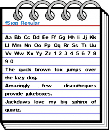 fStop Regular Font