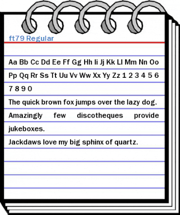 ft79 Regular Font