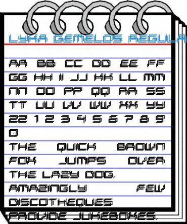 Lyka Gemelos Regular Font