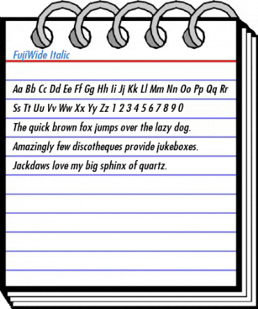 FujiWide Font