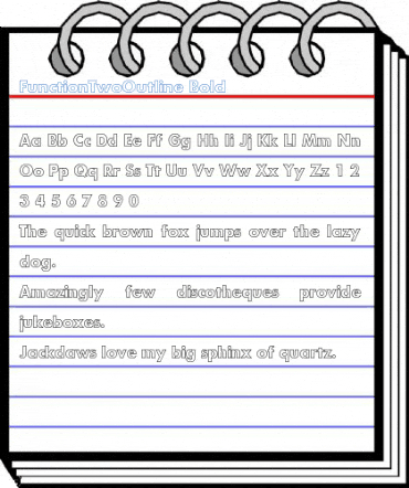 FunctionTwoOutline Font