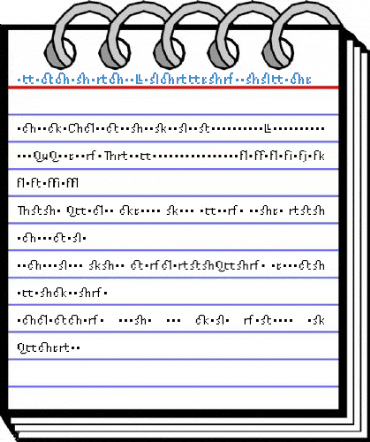 Fundamental-Ligatures Font