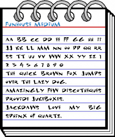 Funhouse Medium Font