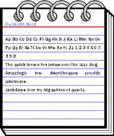 Funky04 Bold Font