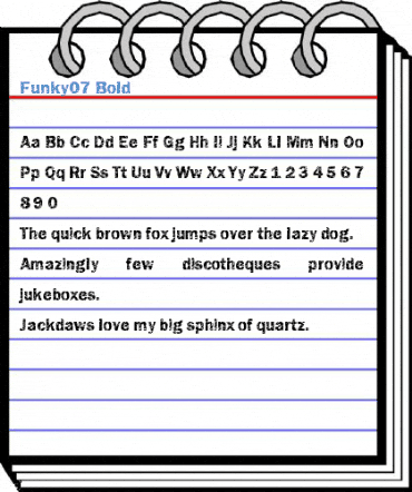 Funky07 Bold Font