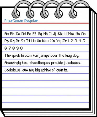 FuseSeven Regular Font