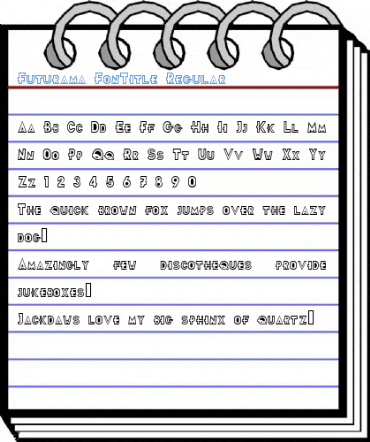Futurama FonTitle Regular Font