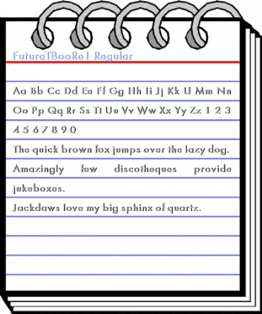 FuturaTBooRe1 Regular Font